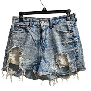 American Eagle Distressed‎ Mom Jean Shorts Size 2